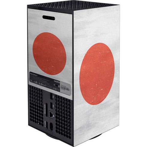 Japanese Flag Distressed XBox Series X Digital Edition Bundle Skin